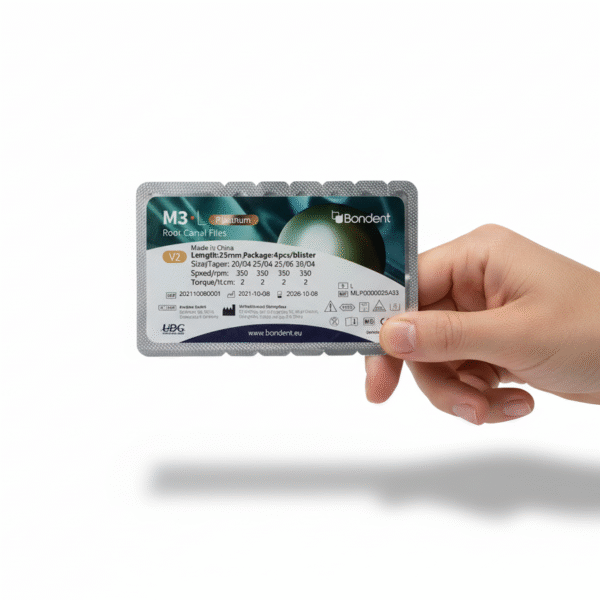 مبارد Bondent UDG M3-L Platinum – NiTi Endodontic Rotary Files, 25mm