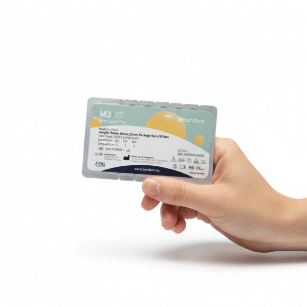 مبارد Bondent M3 RT – NiTi Endodontic Rotary Files, 16mm / 18mm / 22mm
