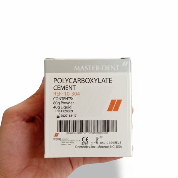 ​MASTER-DENT POLYCARBOXYLATE CEMENT: التثبيت الآمن والمُحب للُّب | بولي كربوكسيلات