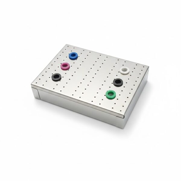 علبة تعقيم لُبية – تنظيم وحماية أدوات علاج الجذور بكفاءة عالية